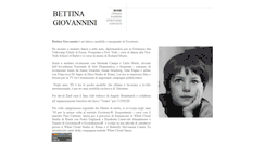 Desktop Screenshot of bettinagiovannini.net